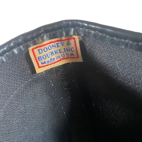 Dooney & Bourke Gray Logo Canvas Tote Bag Women Vintage - Picture 10 of 12